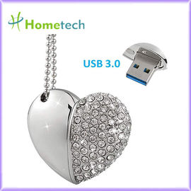 Biżuteria wisiorek Naszyjnik 32GB Crystal Heart USB Flash Drive