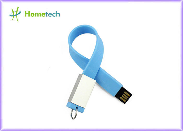 Wodoodporny silikonowy pasek na rękę USB 2.0 Memory Stick, dysk Flash Drive 4gb 32gb Custom Logo