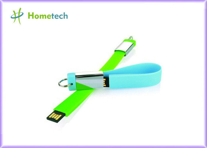 Wodoodporny silikonowy pasek na rękę USB 2.0 Memory Stick, dysk Flash Drive 4gb 32gb Custom Logo