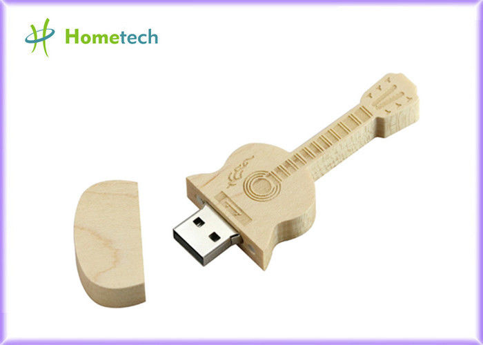 USB Stick Drewniane pudełko gitarowe USB Flash 2.0 Memory Stick Pen 32 gb / 64 gb