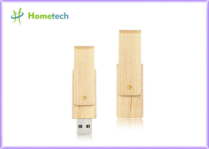 LOGO Dostosowany drewniany napęd USB Flash 16MB / S Prędkość odczytu 8GB / 16GB