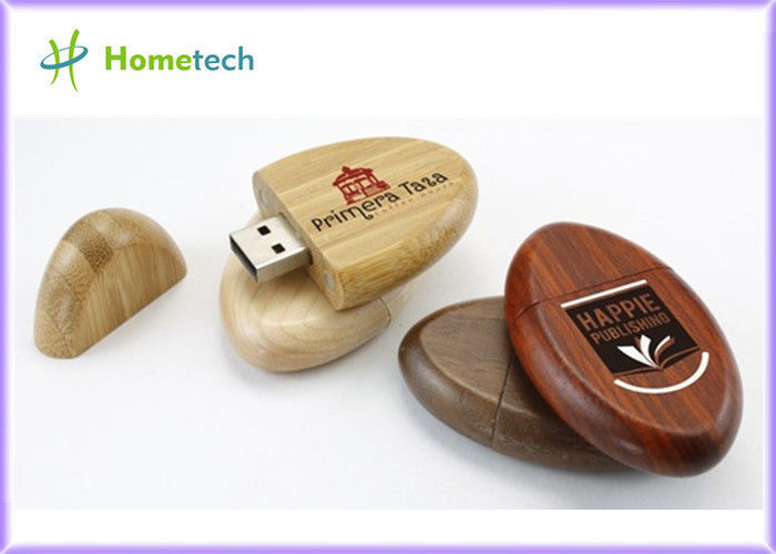 Niestandardowy drewniany dysk flash USB 2.0 i 3.0 obsługuje pamięć USB z naturalnego drewna bambusowego z pudełkiem wygrawerowanym logo