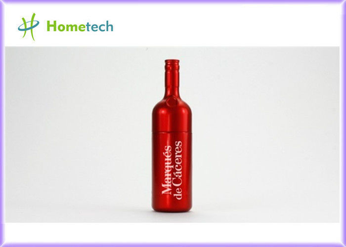 Wine Bottle Metal Thumb Drives