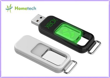 Plastikowy dysk flash USB typu bez nasadki Toshiba / Samsung Hip z akrylowym laserem 3D wewnątrz