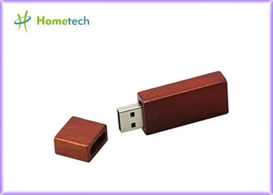 Pendrive Rectangle Red Wood USB 3.0 o pojemności 16 GB