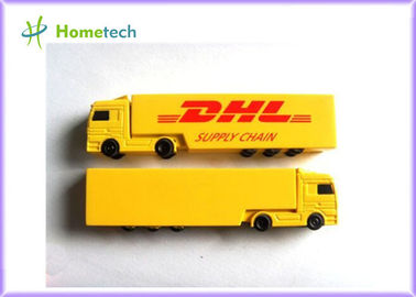 kupować Yellow Creative Truck Plastic USB Flash Drive 8GB For Advertising Gift produkcja online