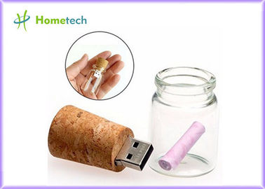 kupować Transparent Wood Glass Message In A Bottle Usb Flash Drive 4GB 8GB produkcja online