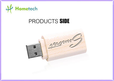 kupować Customized Logo 4GB 8GB USB Flash Drive Pendrive Wooden USB Sticks produkcja online