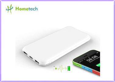 kupować Ultra Thin portable 2 charging ports compact power bank 10000mAh Li - polymer battery produkcja online