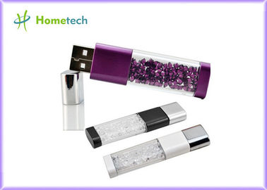 kupować Pendrive USB Crystal Stylus 8 GB / Niestandardowe logo OEM Pamięci USB 8 GB z kryształowym szkłem produkcja online