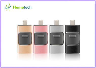 kupować Mobile Phone USB Flash Drive For IOS / Android , I- Easy Drive With Aluminum Alloy Material produkcja online
