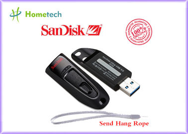 kupować 100% Original SanDisk CZ48 USB 3.0 Flash Drive 64gb With Password Protection , Black Color produkcja online