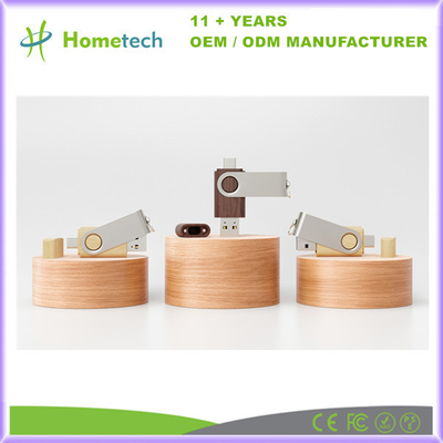 kupować Twister Wood Bamboo Walnut Maple Type C USB 3.0 Pen Drive OTG USB 2.0 Flash Drive produkcja online