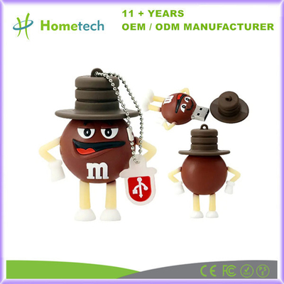 kupować USB 2.0 Czarnoksiężniki Czekolada M&M Rainbow Bean USB Flash Drive 4GB 8GB 32GB 64GB Pendrive Flash Memory Dary produkcja online