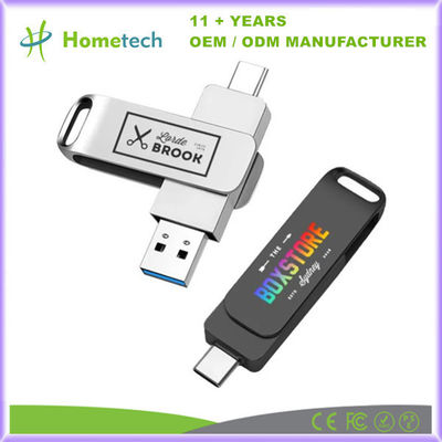 kupować Wysoka prędkość 500 MB/s Metalowy wodoodporny napęd flash USB C wodoodporny Duża pojemność produkcja online