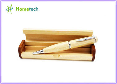 kupować Maple Wood Pen Pamięć USB Flash Drive Recorder, wskaźnik laserowy Długopis Luzem pamięci USB produkcja online