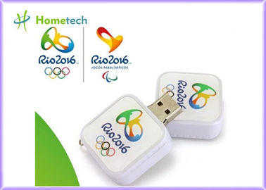 kupować Kwadratowa obrotowa plastikowa pamięć flash USB 2 GB Micro USB 2.0 / 3.0 produkcja online