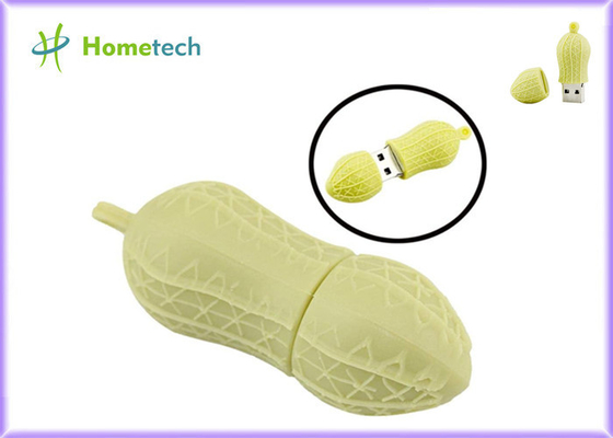 kupować Peanut Shell PVC Plastik Dostosowana pamięć flash USB 4 GB 8 GB 4,3 x 1,3 cm produkcja online