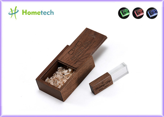 kupować Przechowywanie danych 3.0 Drewniany kryształowy dysk flash USB 4 GB 8 GB 16 GB 32 GB 64 GB 128 GB produkcja online