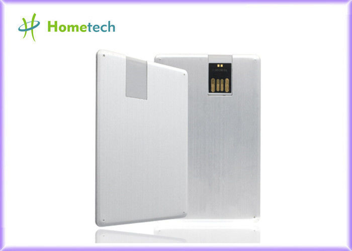 Micro Customized metalowa karta kredytowa USB Flash Drive 2GB / 4GB / 8GB / 16GB