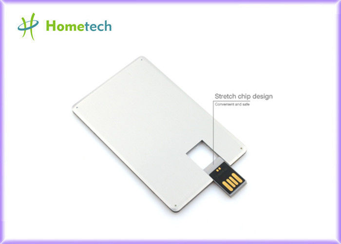 Micro Customized metalowa karta kredytowa USB Flash Drive 2GB / 4GB / 8GB / 16GB