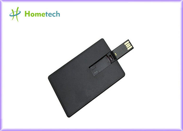 Czarny plastik Karta kredytowa / karta Niestandardowe logo Business Design Dysk flash USB 4 GB 8 GB 16 GB 32 GB