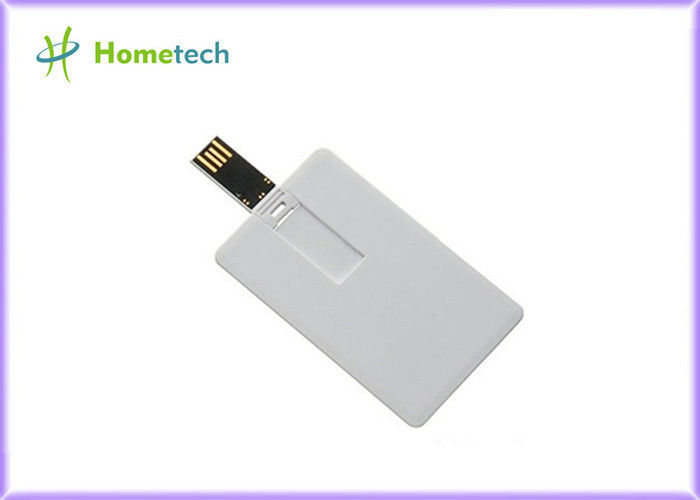 Białe urządzenie USB do przechowywania kart kredytowych Biznesowy i wakacyjny prezent dla szkoły / ucznia