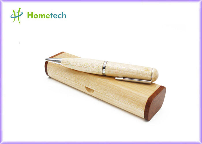 Maple Wood Pen Pamięć USB Flash Drive Recorder, wskaźnik laserowy Długopis Luzem pamięci USB