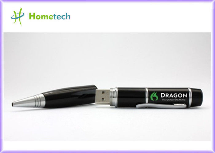 Promocyjny kształt pióra Metalowy dysk flash USB Dostosowany 32 GB 44 GB 128 GB Pen Drive dla firm