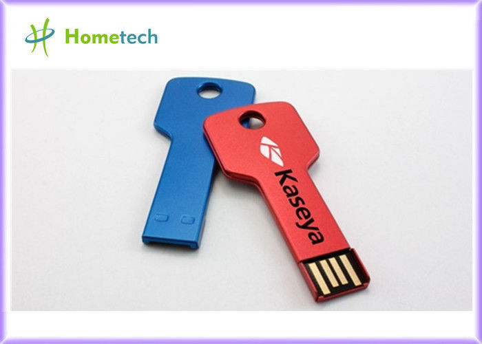 Metal Key Shape USB with Custom Logo Printing 1GB , 2GB , 4GB