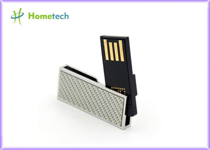 Srebrne metalowe kciuki, wodoodporny klucz USB 8 GB / 16 GB / 32 GB