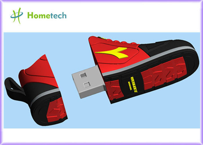 W kształcie czerwonych tenisówek 4 GB / 8 GB Dostosowane USB Flash Drive Buty sportowe Klucze USB / niestandardowy Pen Drive 2 GB-8 GB