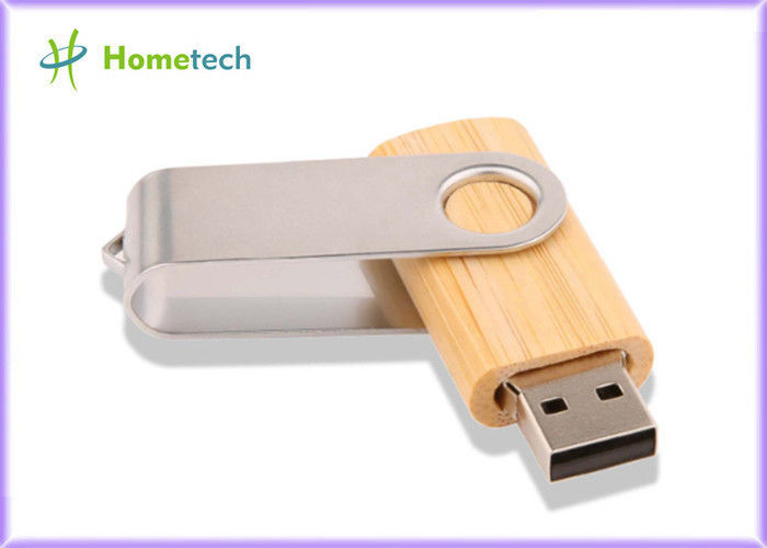 Twist Drewniany dysk flash USB Spersonalizowane logo Obrotowe 4 GB 8 GB 16 GB 32G Memory Stick