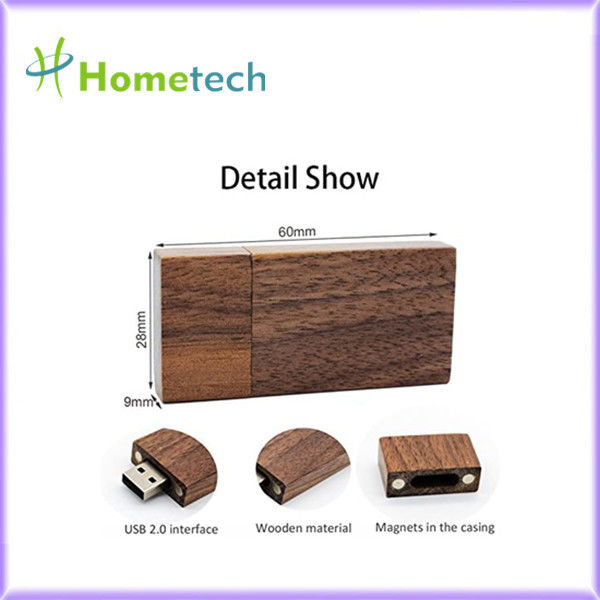 Orzechowy Album Wood USB 2.0 32GB Ekologiczne Pudełko Grawerowane Drewniane Wielofunkcyjny Pendrive Usb Wydruk Zdjęć Pudełko