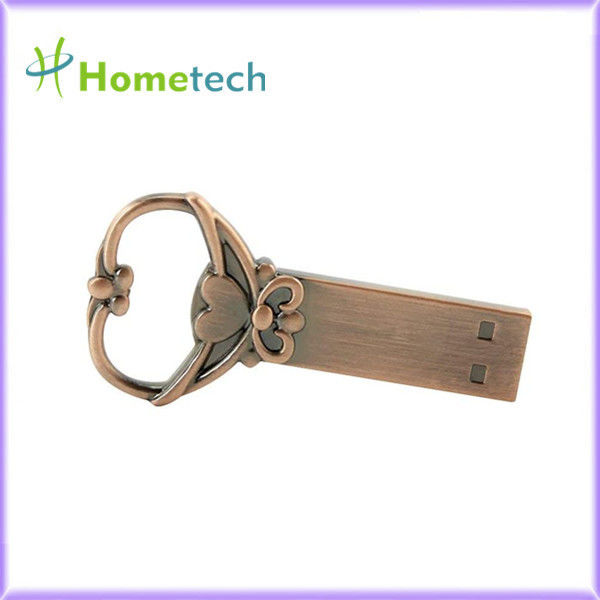 Metal Love Knot Key Shape 16GB USB 2.0 metalowy kształt klucza pendrive USB flash klucz flash-key