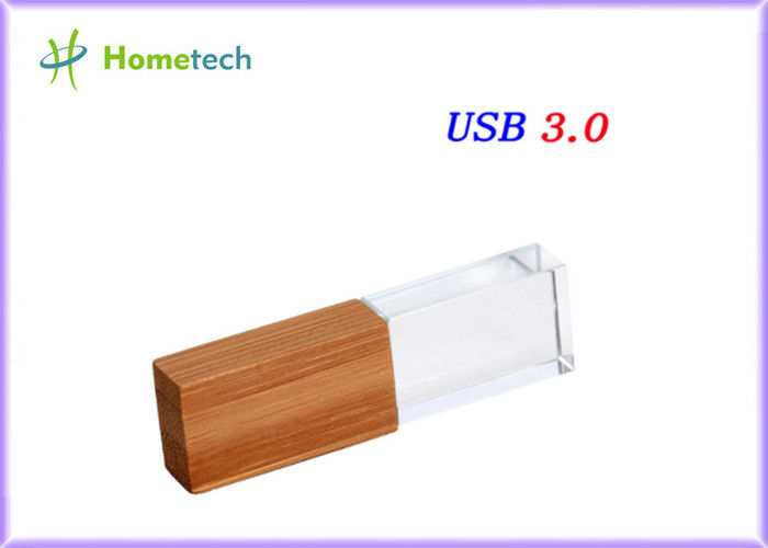 Przechowywanie danych 3.0 Drewniany kryształowy dysk flash USB 4 GB 8 GB 16 GB 32 GB 64 GB 128 GB