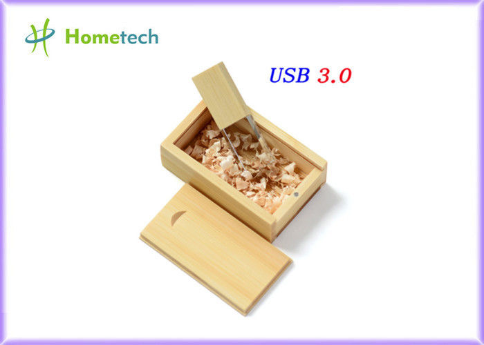 Kryształowy drewniany dysk flash USB 4 GB 8 GB 16 GB 32 GB 64 GB 20 MB / S Logo Dostosowane