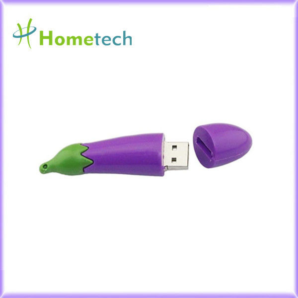 Fioletowy napęd USB z bakłażanem 16G do nauki / codziennego użytku osobistego