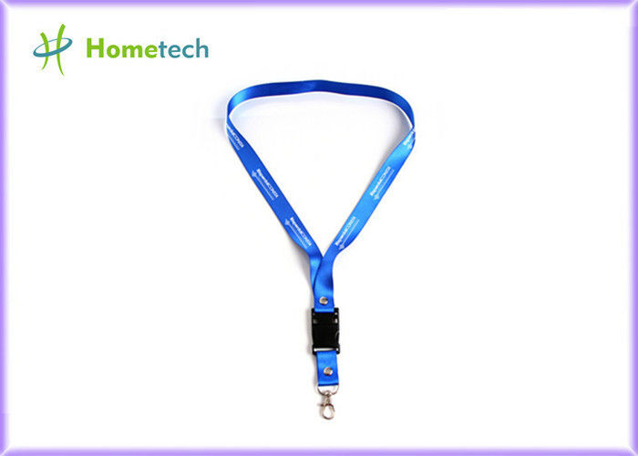 Reklama Pamięć USB z niebieską smyczą 16 gb Dostosowany napęd pamięci flash dla inżyniera / projektanta