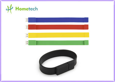 Silicone Bracelet Rubber Band Wristband USB Flash Drive 1 Year Guarante