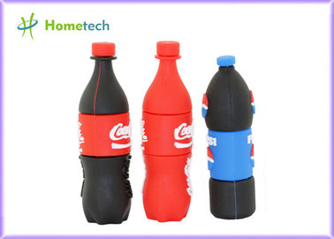 Butelki marki Pepsi PVC Dostosowany dysk Flash USB / upominek Dostarczona karta pamięci Memory Stick