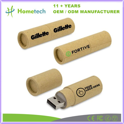 Ekologiczny papier do recyklingu USB Flash Drive Udziel prezent z drukiem na promocję