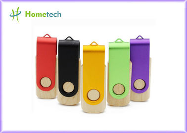 Kolorowe drewniane USB Flash Drive Rzeczywistą pojemność micro memory Pendrive Pendrive na PC