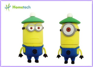 Minion Cartoon USB Flash Drive 4GB 8GB 16GB 32GB 3D OEM Cartoon Character USB Flash Drive