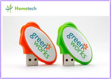 Pamięć flash USB OEM z niebieskiego tworzywa sztucznego 8 GB, plastikowa pamięć USB 2.0 z niestandardowym logo pendrive USB
