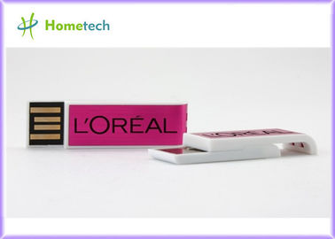 Plastic USB Flash Drive Shapes USB Stick with Logo Silk - Screen