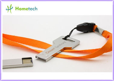 Waterproof 1GB - 64GB Key Shaped USB Fast Aluminum USB 2.0 Memory 16GB