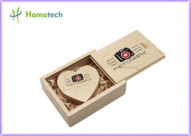 ECO Drewniana pamięć flash USB Pen Pen 64 GB Niestandardowe LOGO Drukowanie w pełnym kolorze Wodoodporne