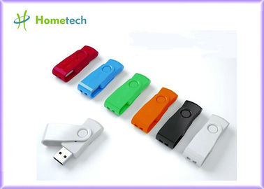 Plastic mini Twist USB Sticks / Customized Flash Drives With 64GB