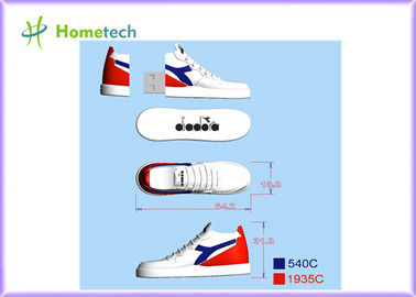 Biały sneaker niestandardowy dysk flash USB 2.0 2 gb 4 gb 8 gb 16 gb 32 gb 64 gb niestandardowe logo micro pendrive